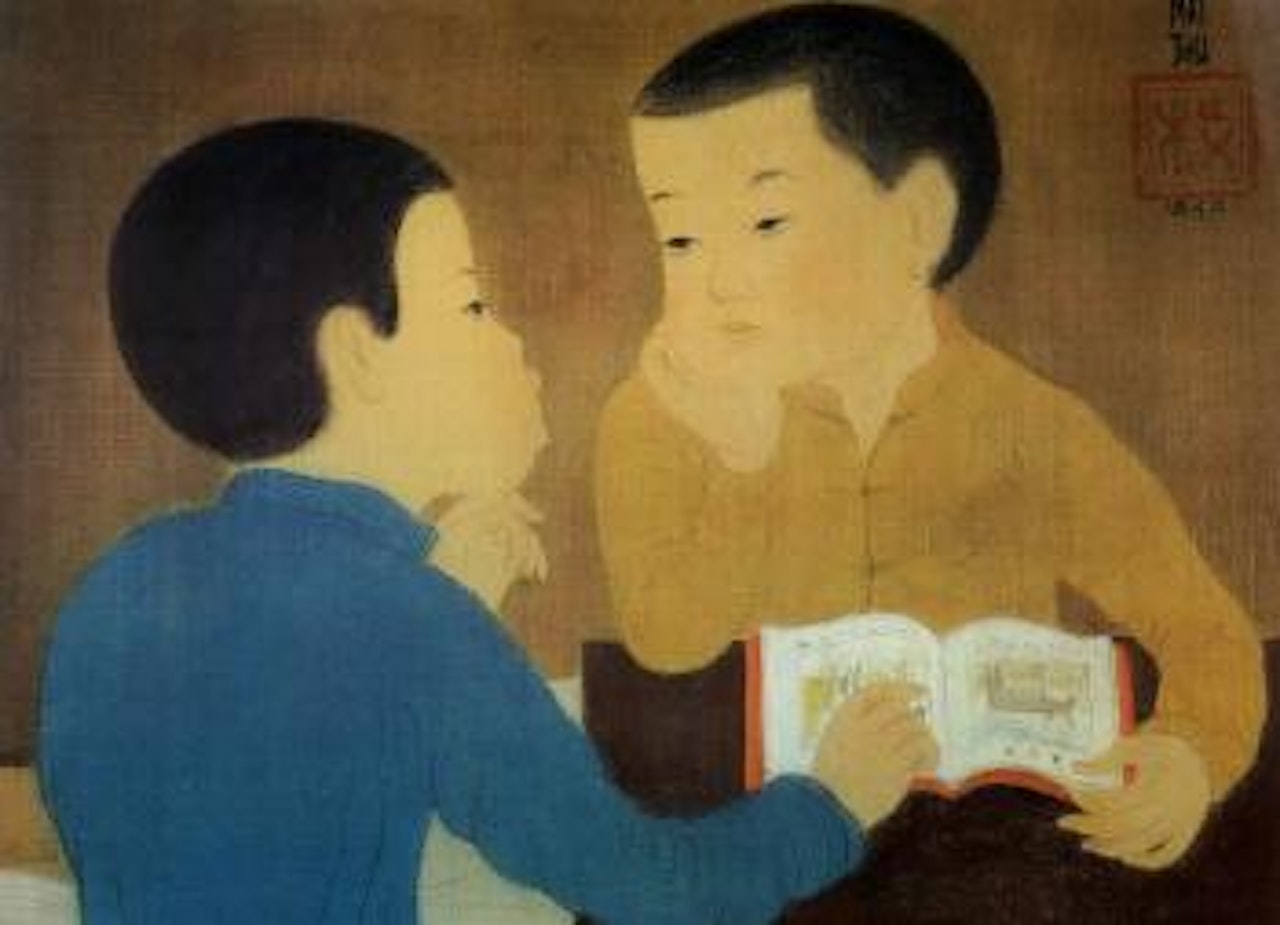 The two boys by Mai Trung Thu
