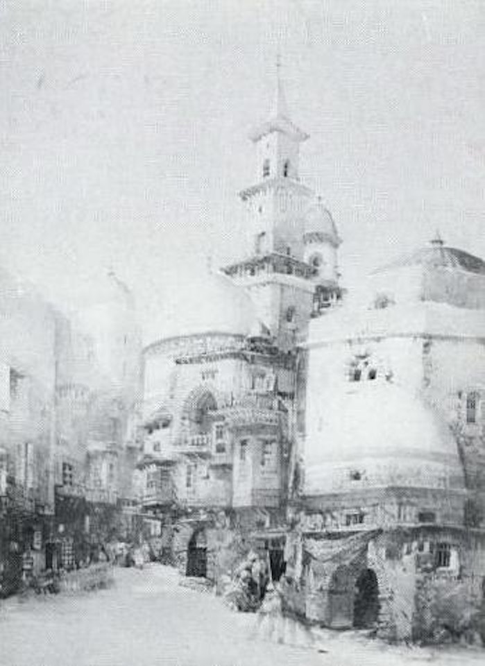 North African town scene by Noel Harry Leaver