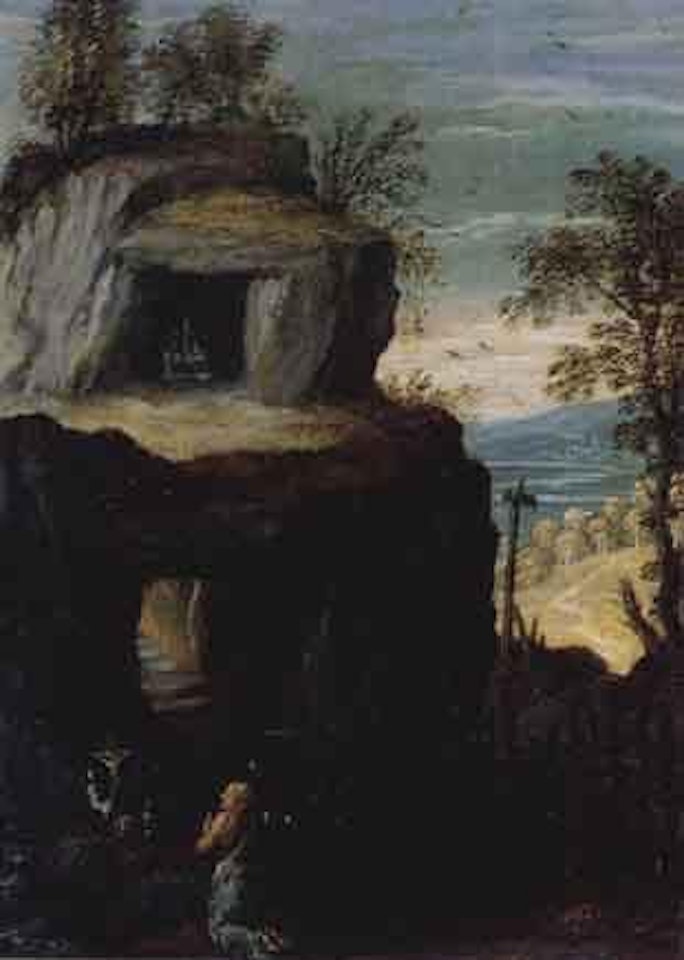 Mary Magdalene in wilderness by Paul Bril