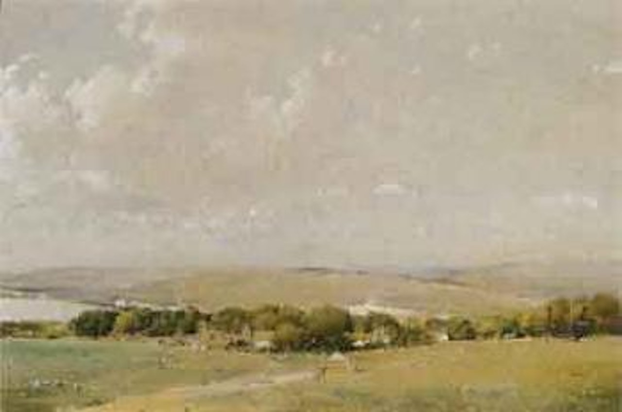 Telscombe village, Sussex Downs by Noel Harry Leaver