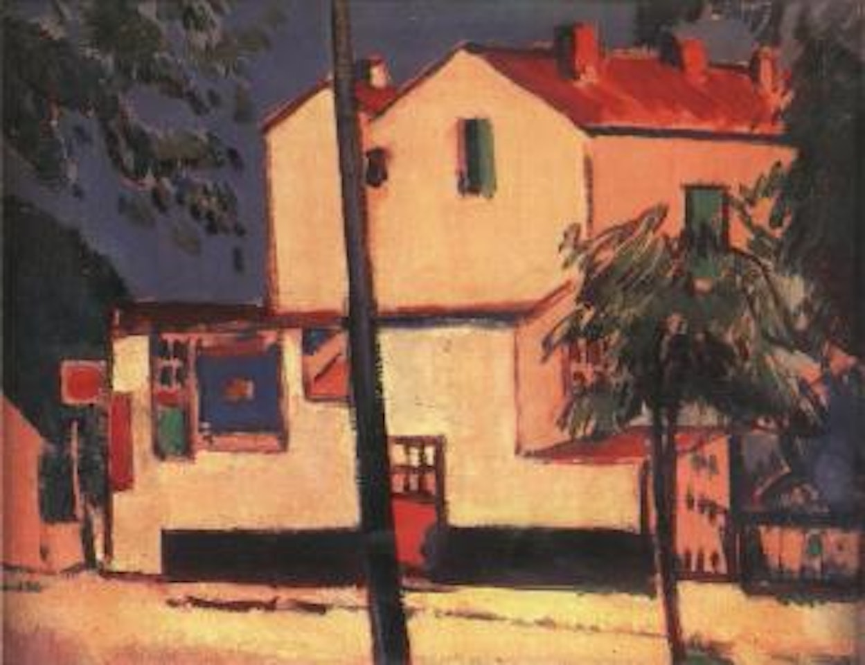 Houses, Royan by John Duncan Fergusson