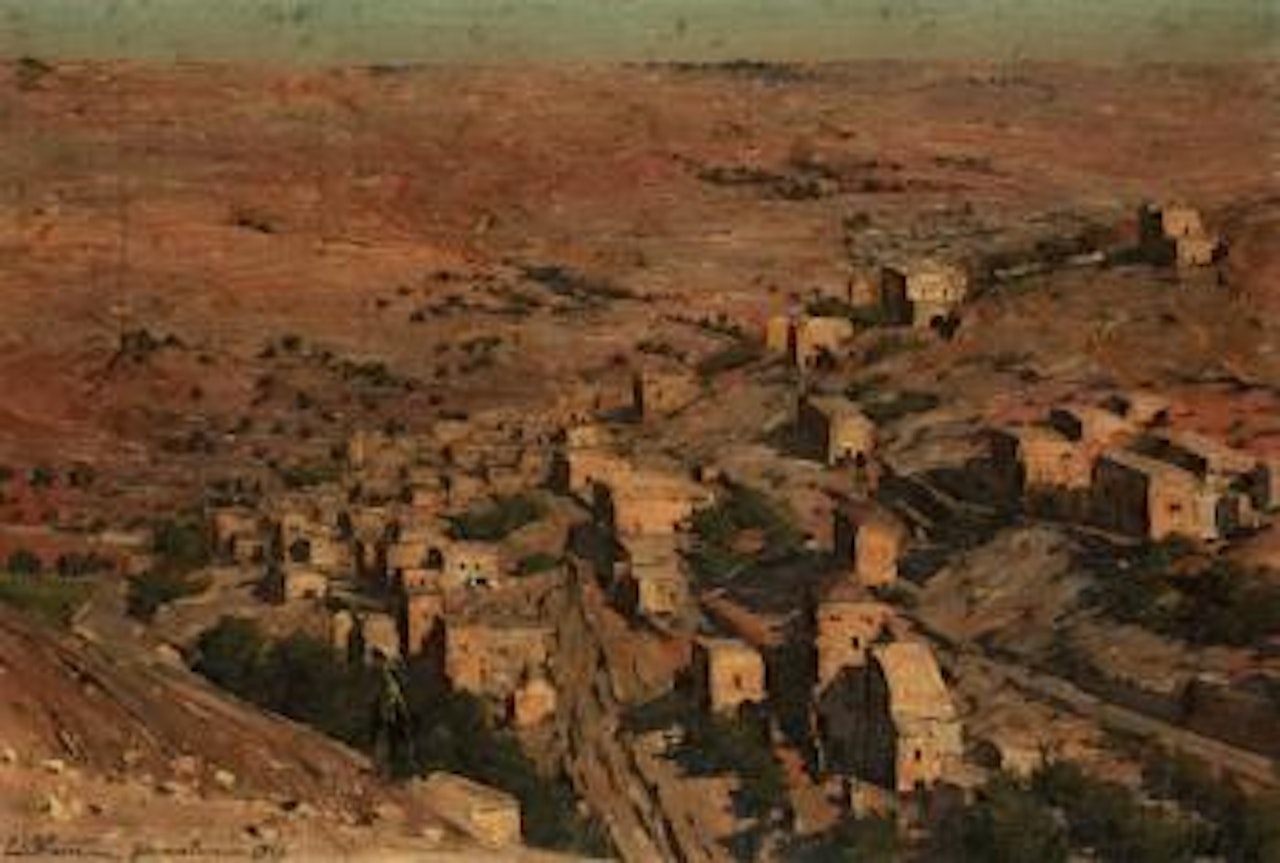 Jerusalem view by Ludwig Blum