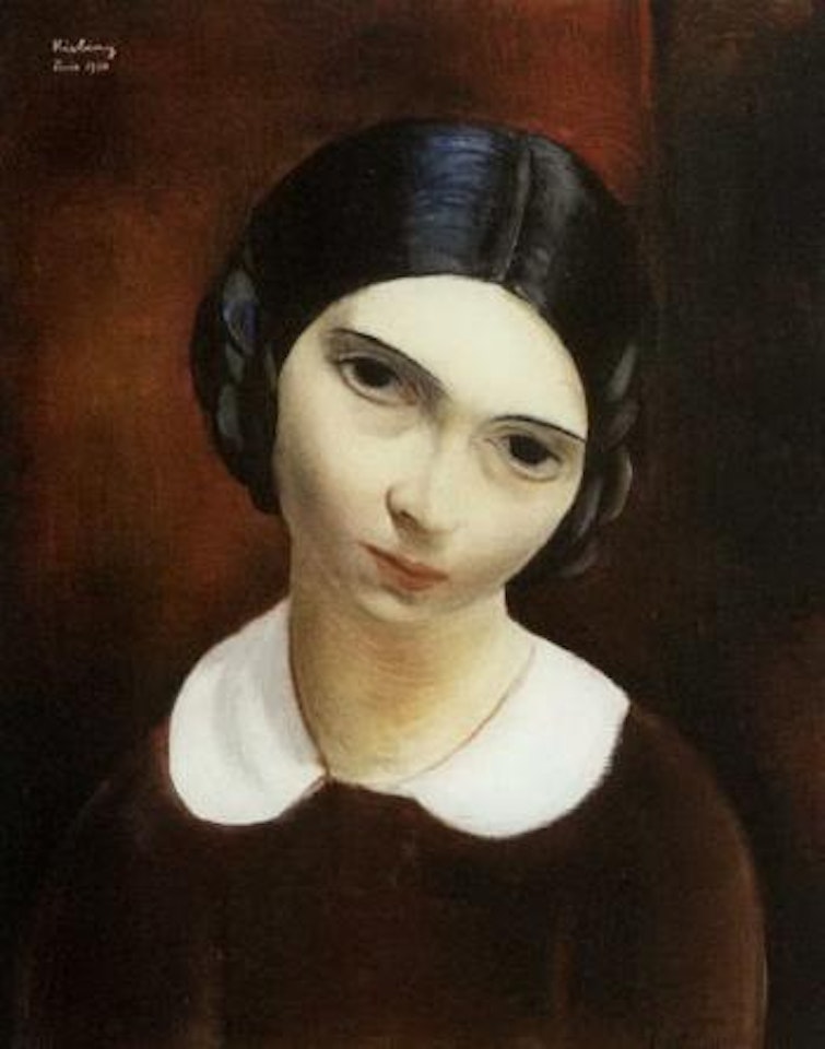 Portrait de Ella Braijlowski by Moïse Kisling