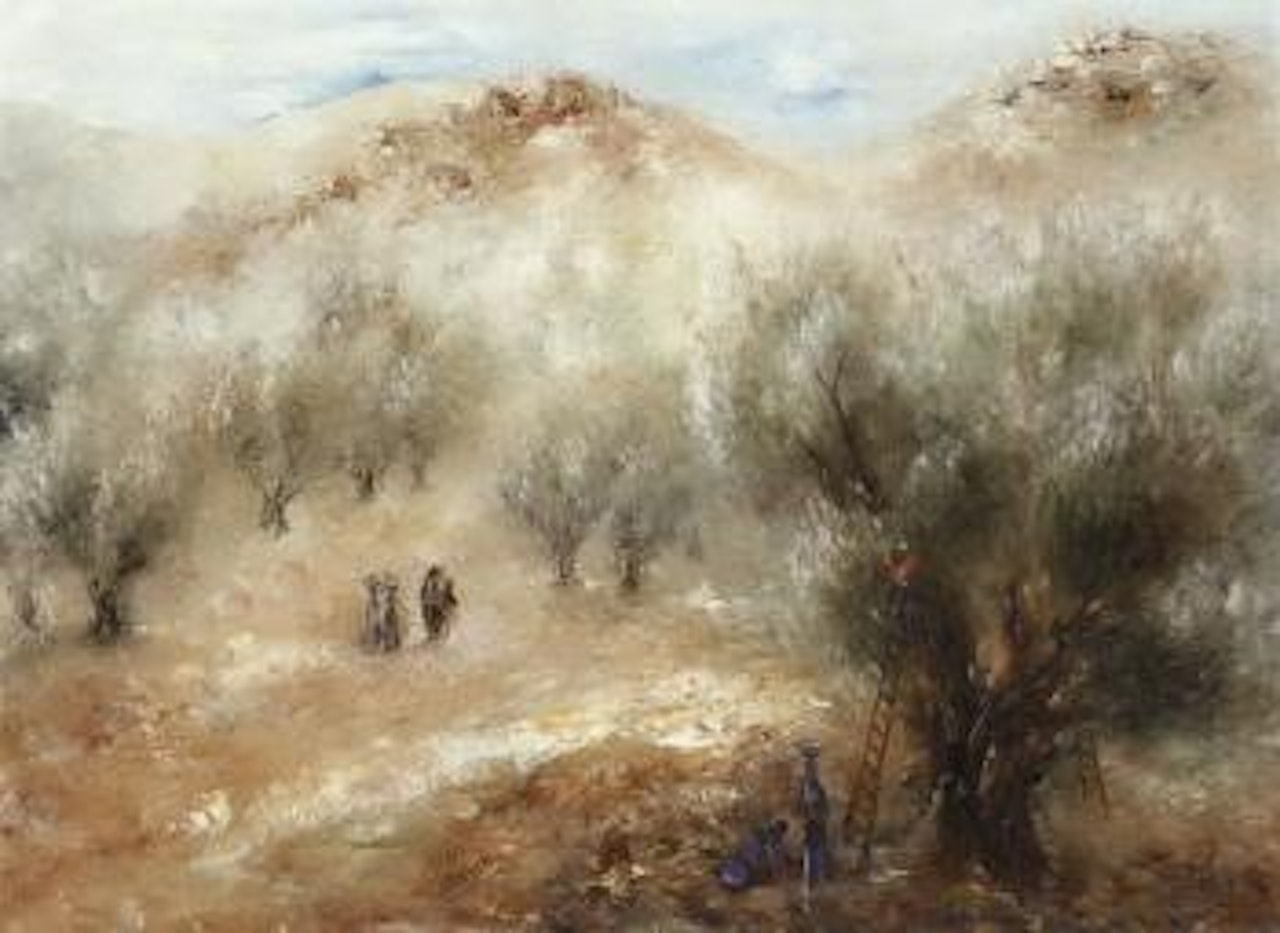 In Judean hills by Reuven Rubin