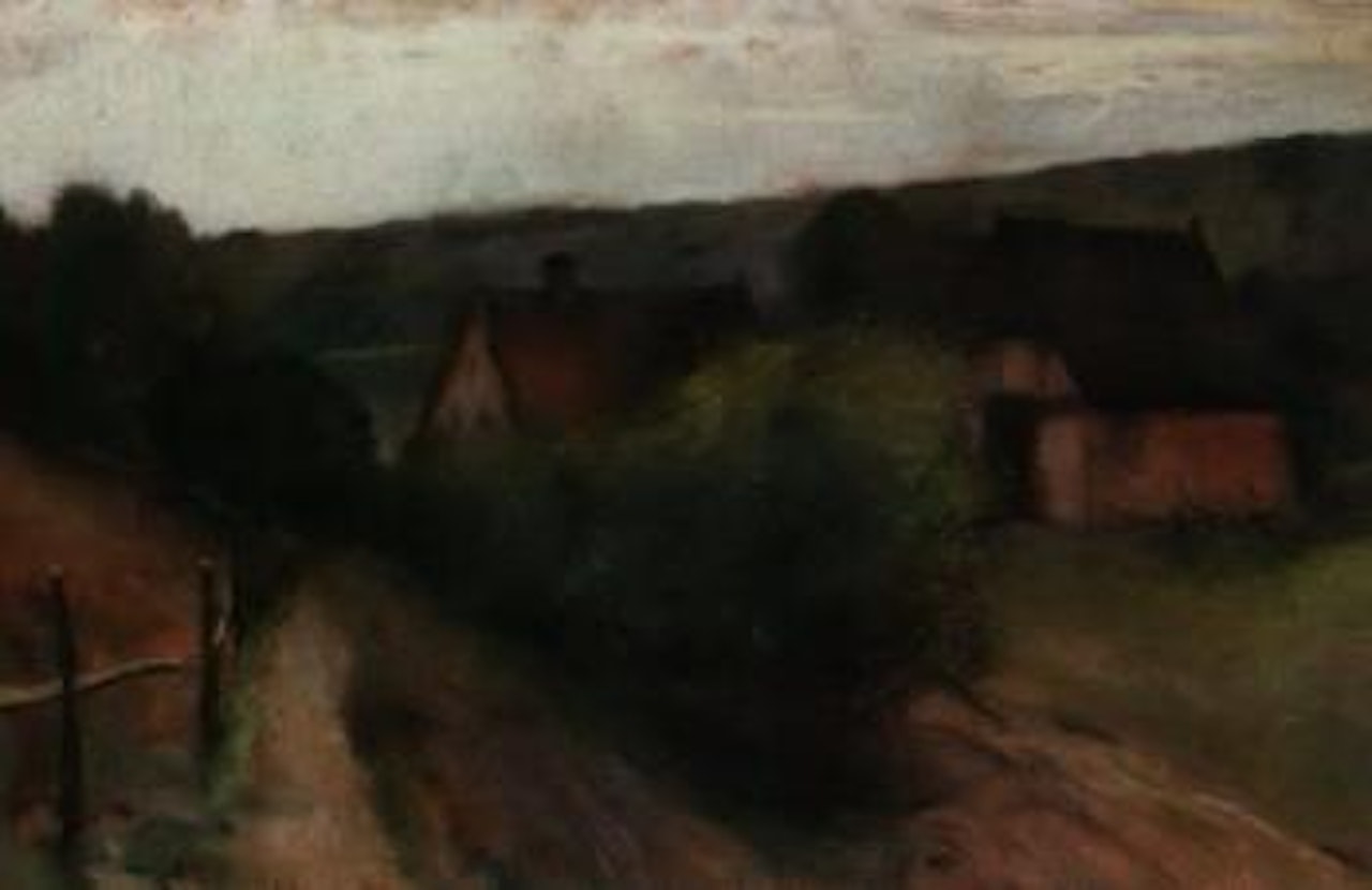 Dorfhauser in Thuringen by Lesser Ury