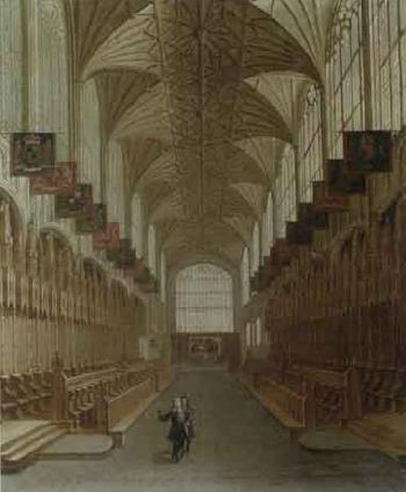 Interior of St George's Chapel, Windsor by English School
