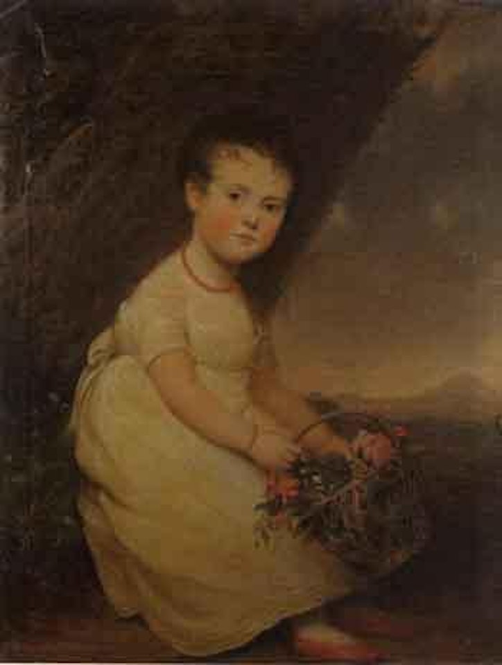 Portrait of Emily Leeke, daughter of Ralph Leeke by English School
