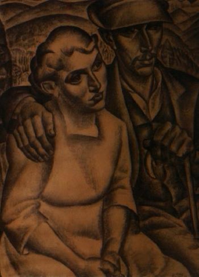 Engaged in forest of Bavaria by Leo Gestel