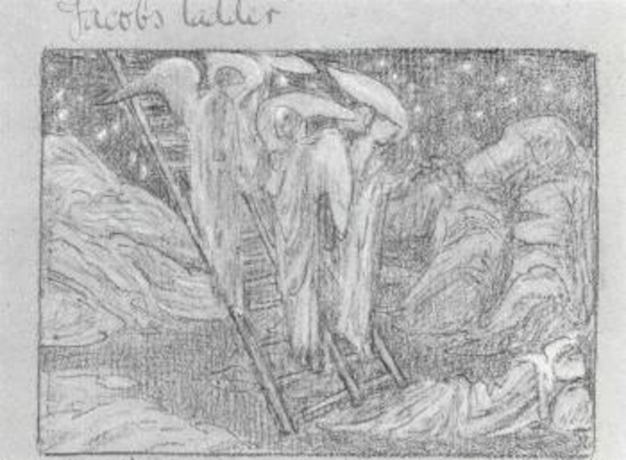 Jacob's Ladder by Edward Coley Burne-Jones