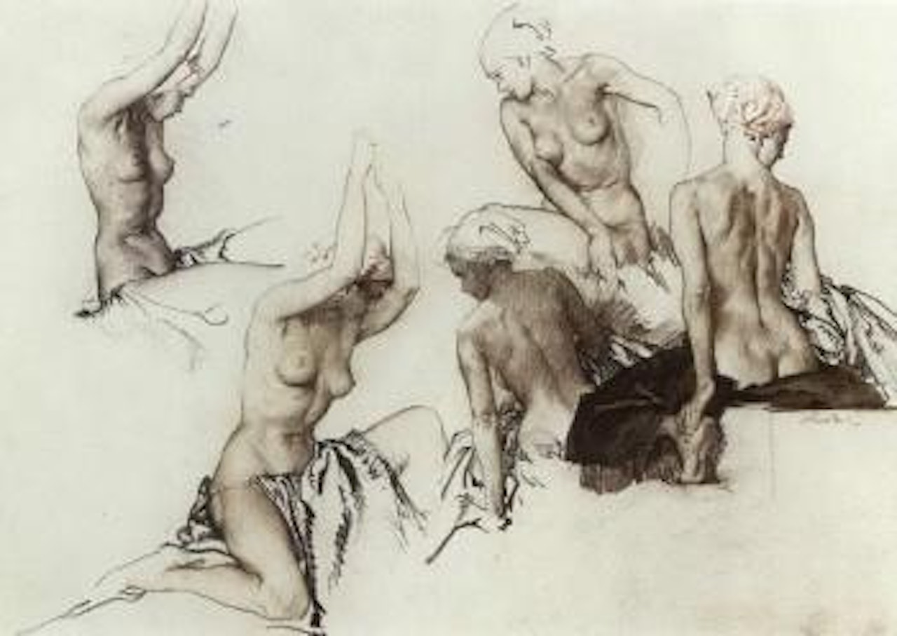 Five Torsos by William Russell Flint