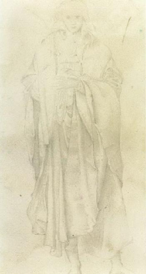 Studies of angels by Edward Coley Burne-Jones
