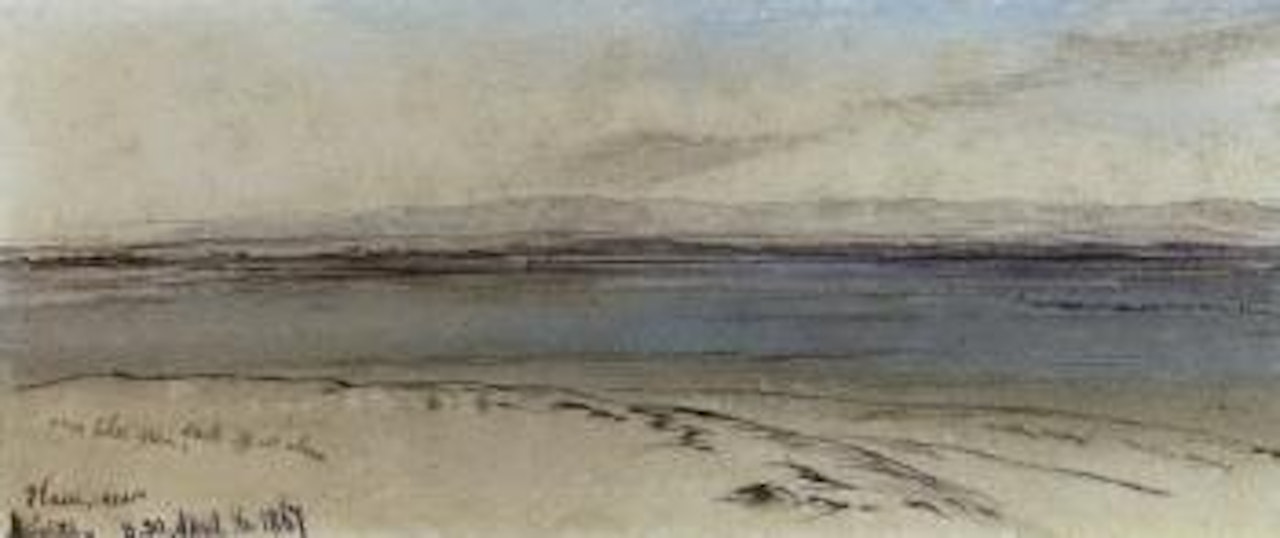 Plains of Ashdod, Israel by Edward Lear