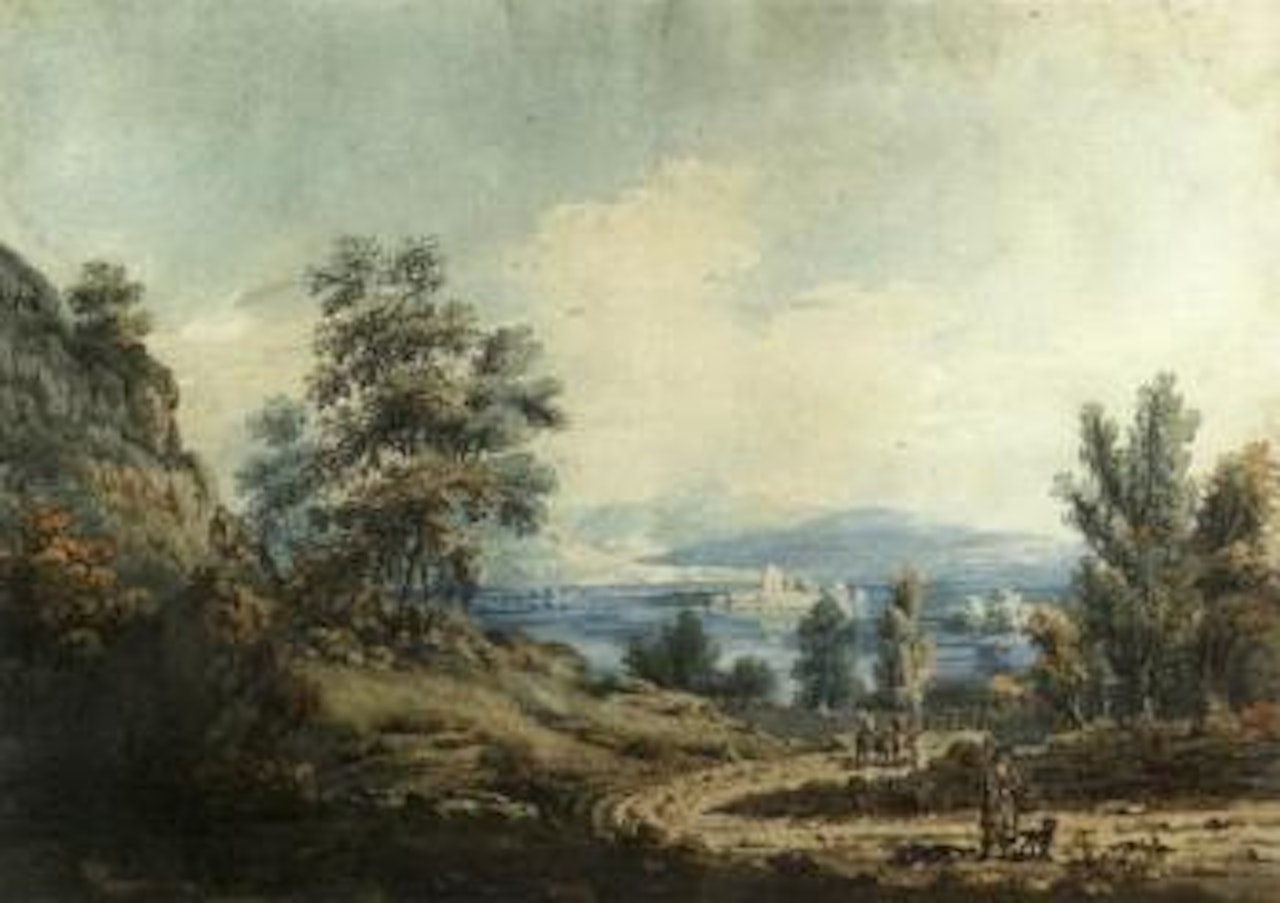 Lake Windermere and Belle Isle by Thomas Girtin
