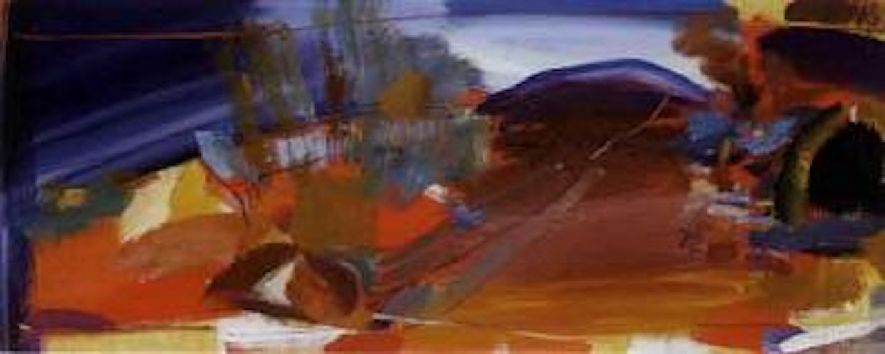 Hilltop clearing by Ivon Hitchens
