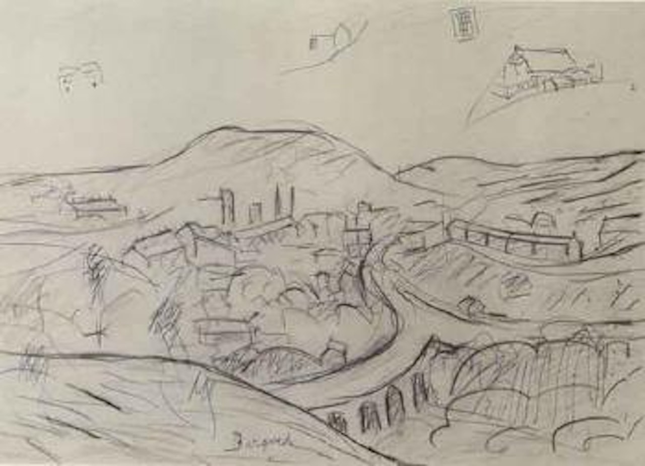 Study for Bargoed by Laurence Stephen Lowry