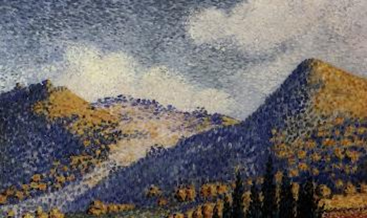 Paysage, les petites montagnes mauresques by Henri Edmond Cross