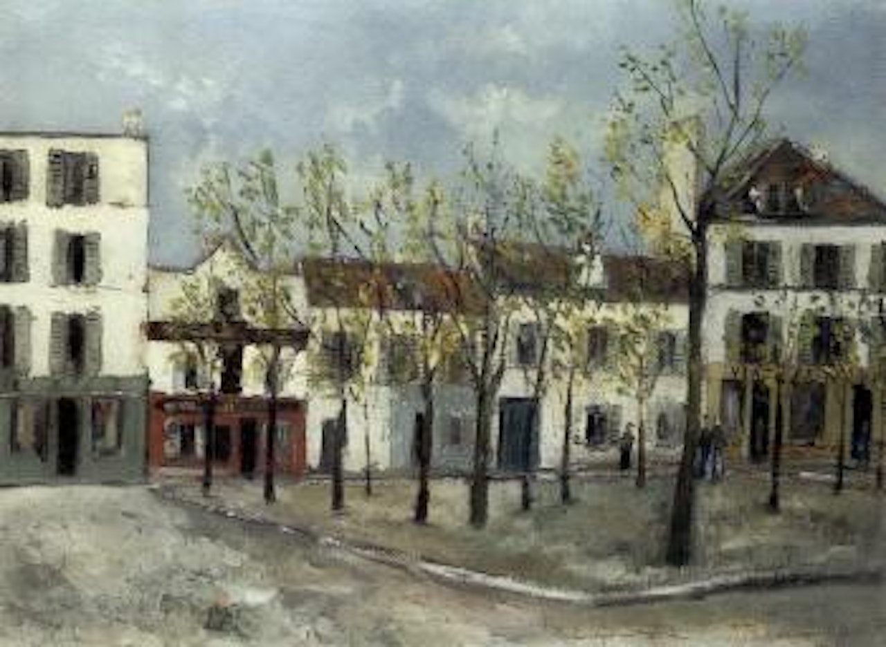 Place du Tertre a Montmartre by Maurice Utrillo