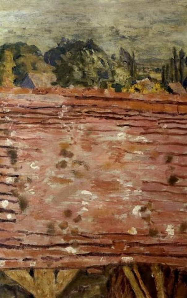 Le toit rouge by Pierre Bonnard