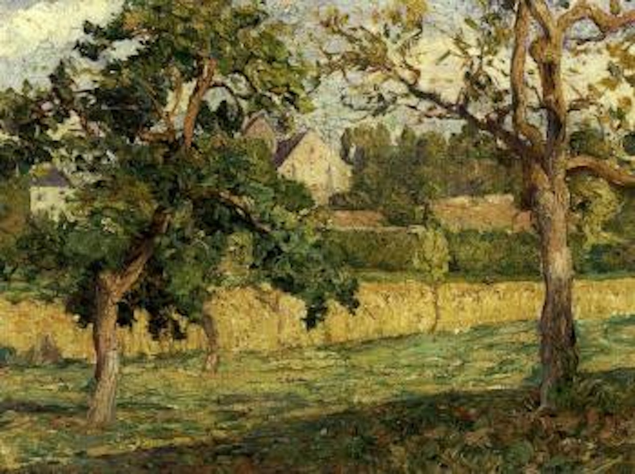 Paysage au environs de compiegne by Henri Lebasque