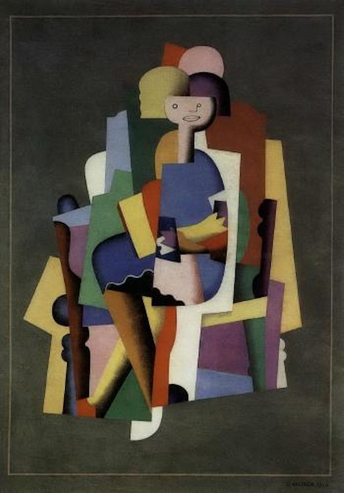 Jeune fille lisant by Georges Valmier