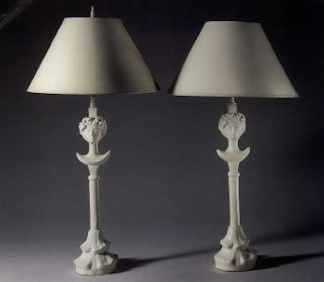 Lampe tete de femme by Alberto Giacometti