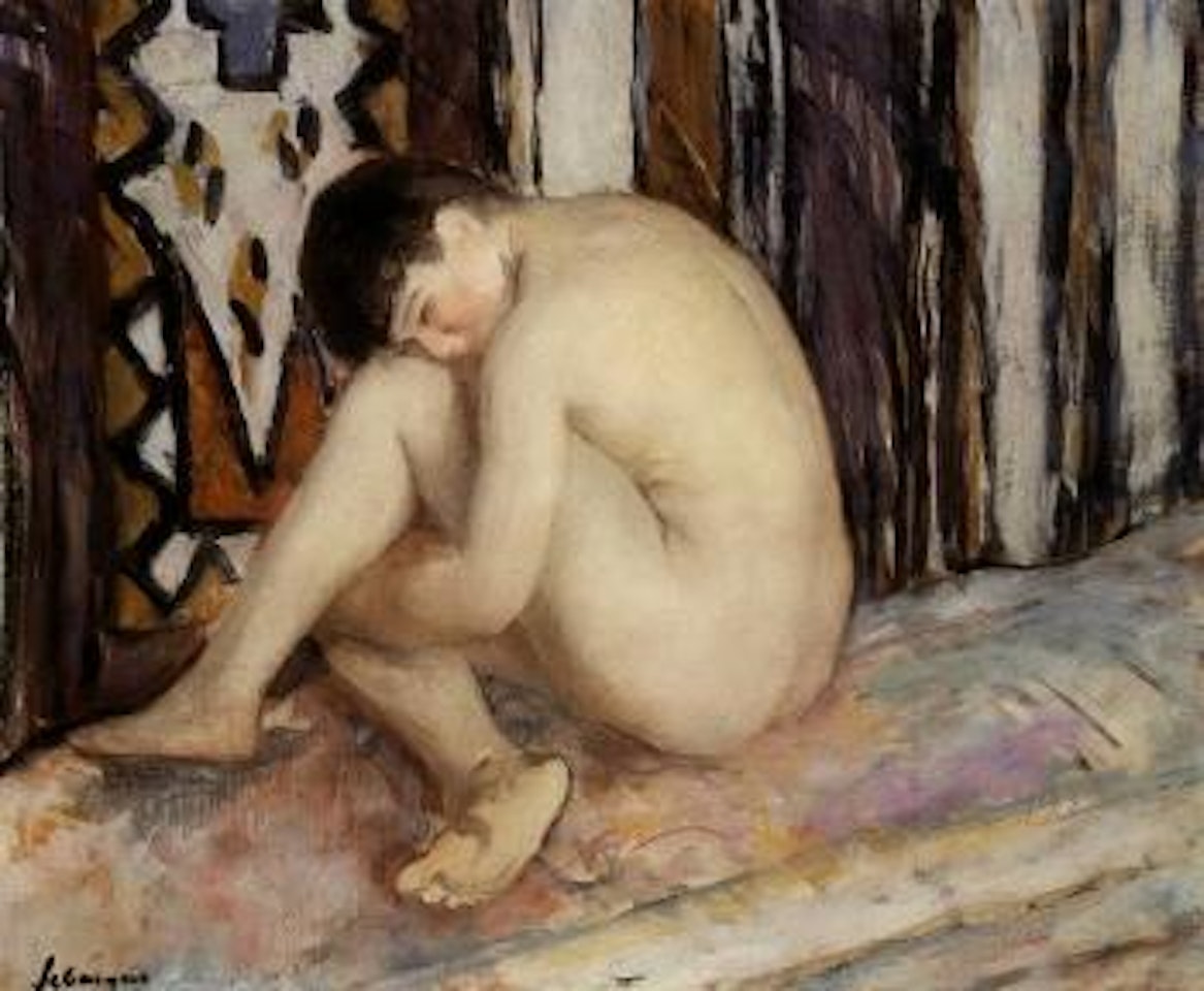 Nue au kilm by Henri Lebasque