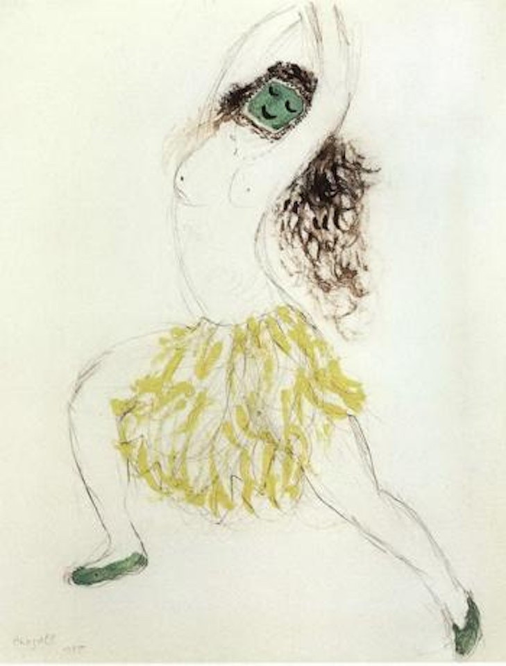 Woman. Man by Marc Chagall