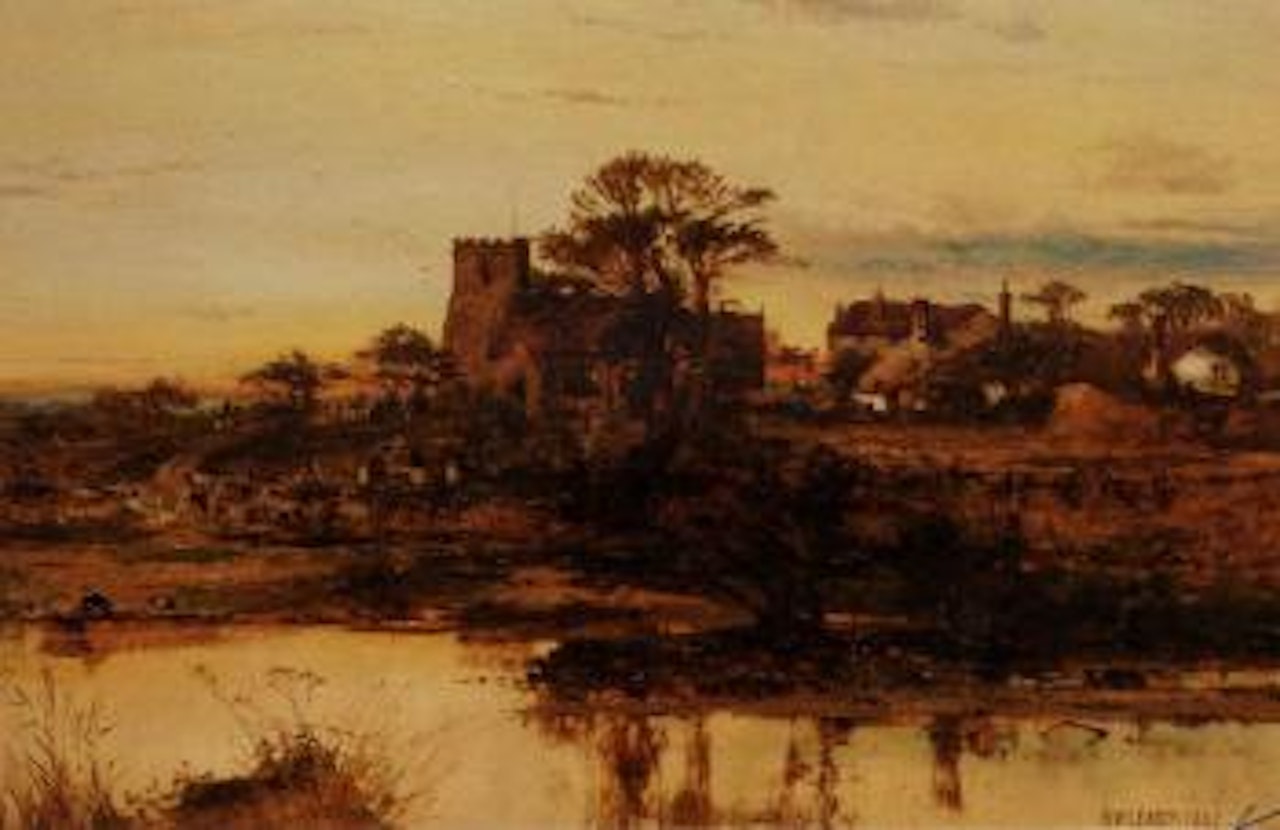Goring on Thames by Benjamin Williams Leader