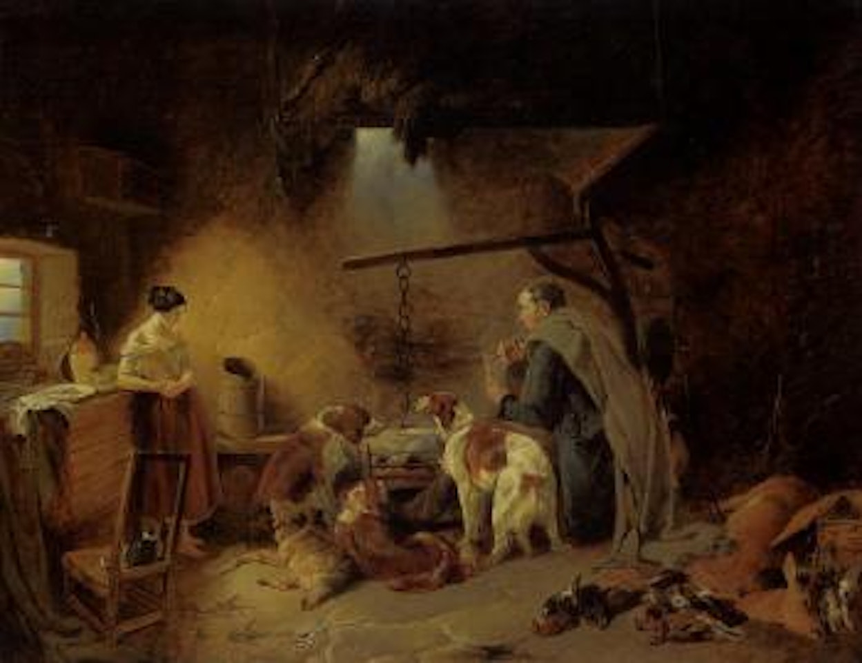 After a day's sport by Richard Ansdell