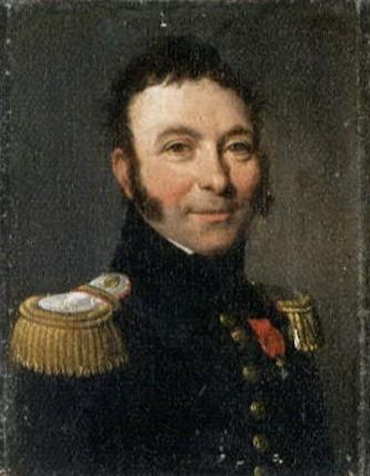 Portraits of Colonel Amable Pelee, Capitaine des Gardes and wife, Apolline by Louis-Leopold Boilly