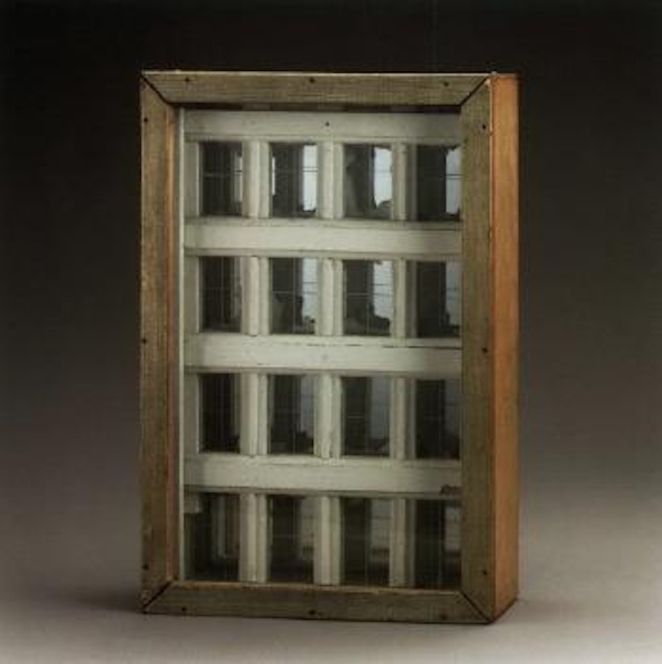 Untitled - window facade by Joseph Cornell