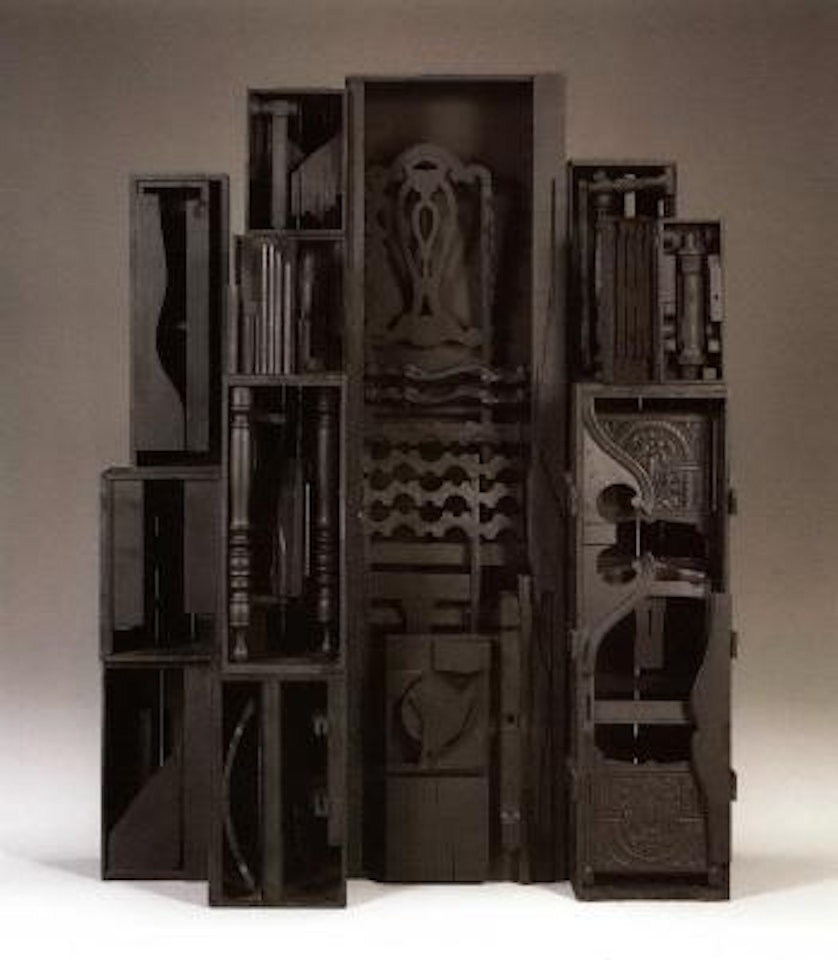 Moon garden wall II by Louise Nevelson