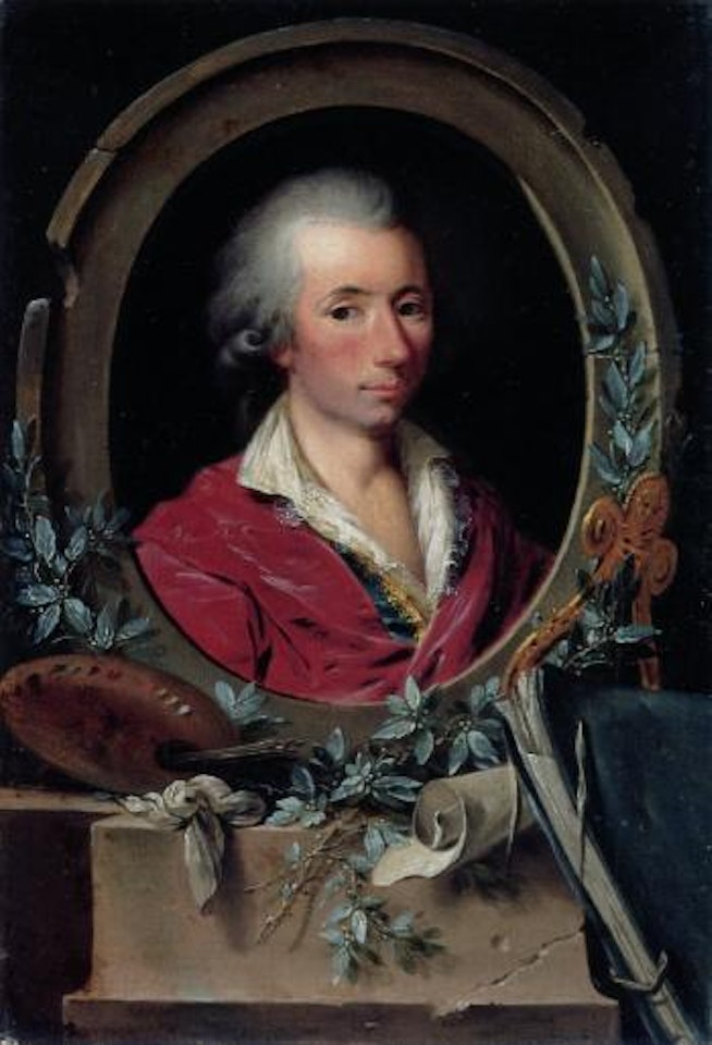Portraits of painters by French School