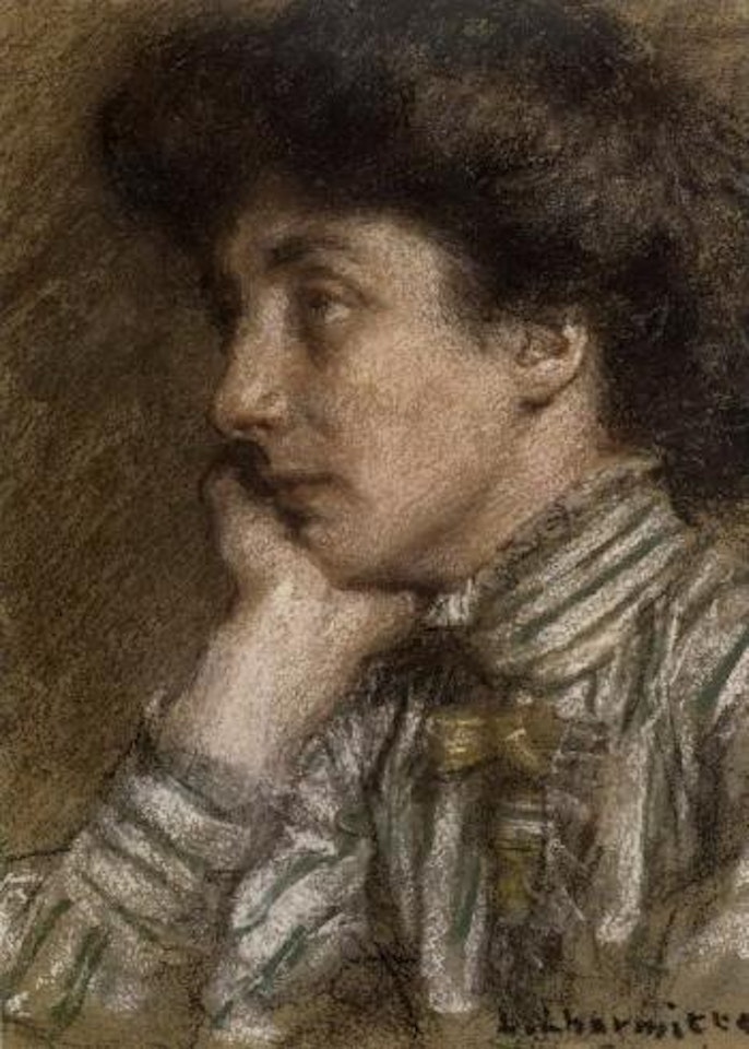 Portrait of Madame Jean Lhhermitte by Léon Augustin Lhermitte