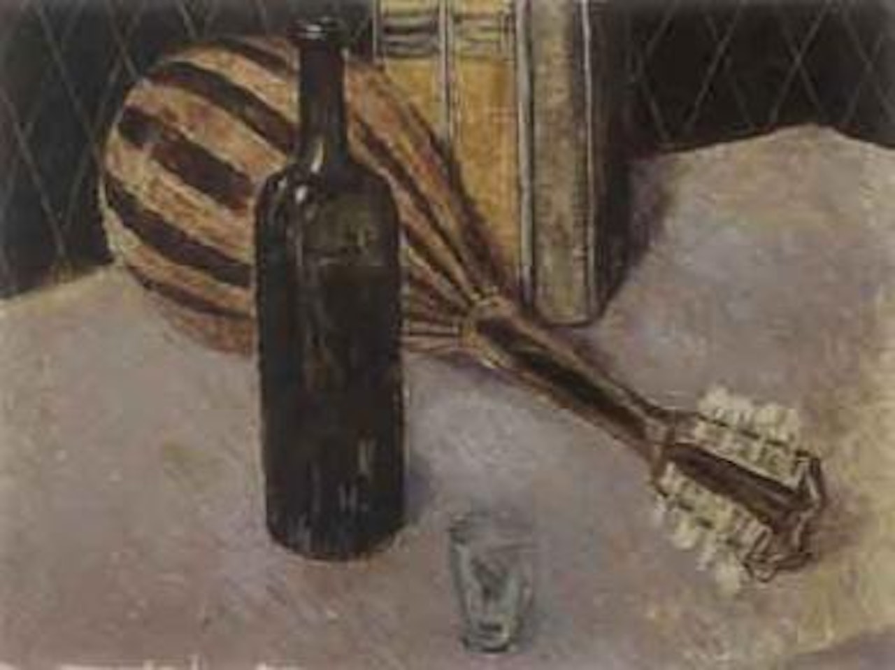 Still life with mandolin by Glyn Philpot