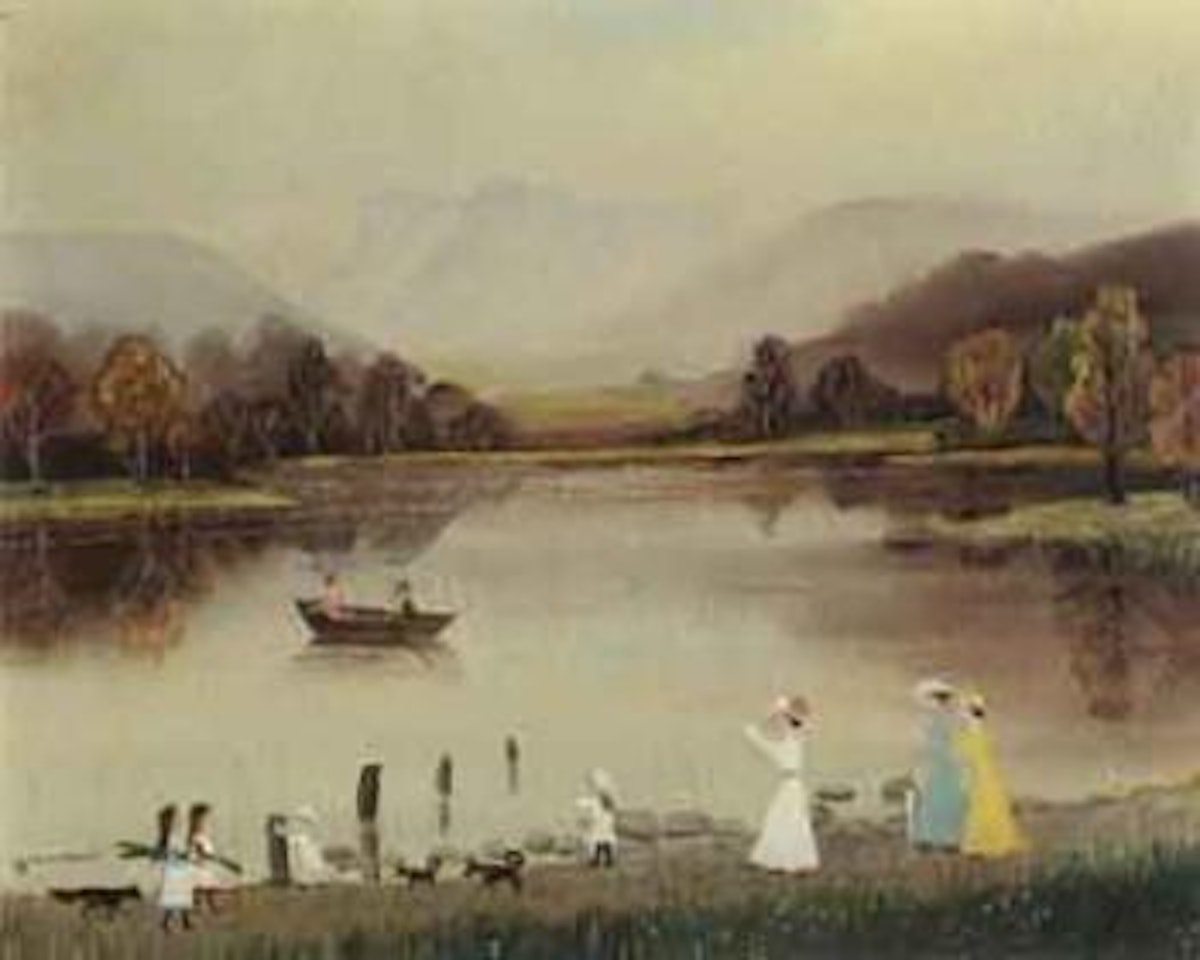 On a warm autumn day by Ambleside by Helen Bradley