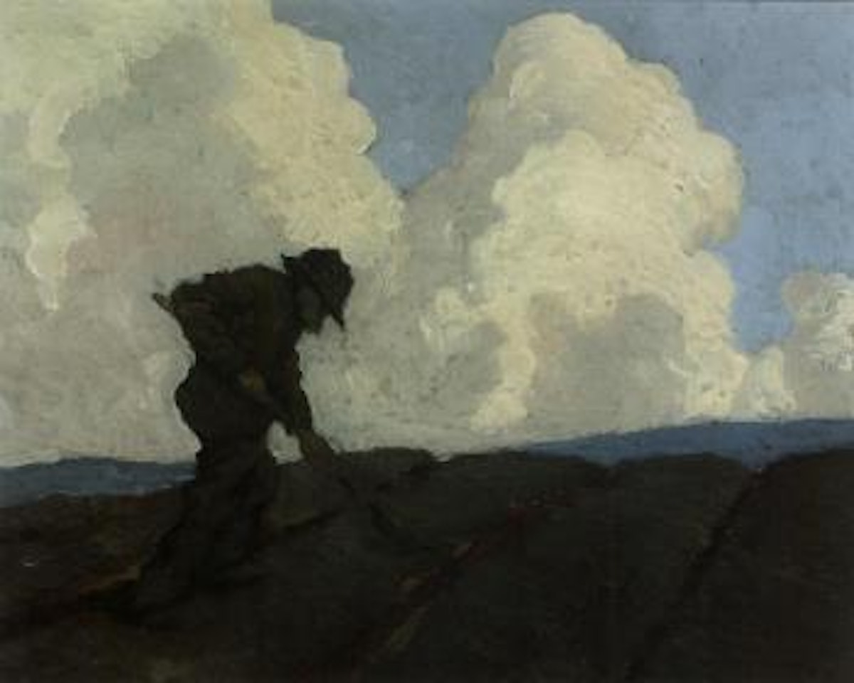 Digging potatoes, Achill Island, Co. Mayo by Paul Henry