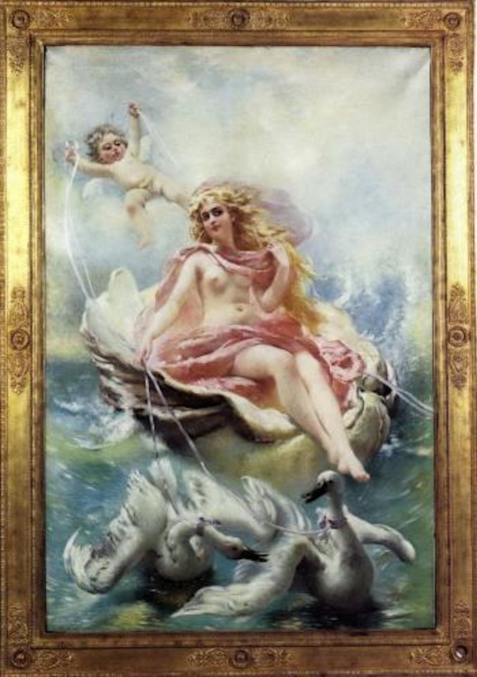 Goddess of water on a shell-chariot by Konstantin Makovsky