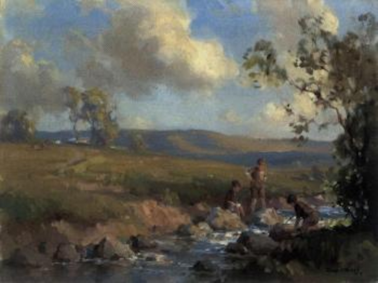 Building a dam by Frank Mckelvey