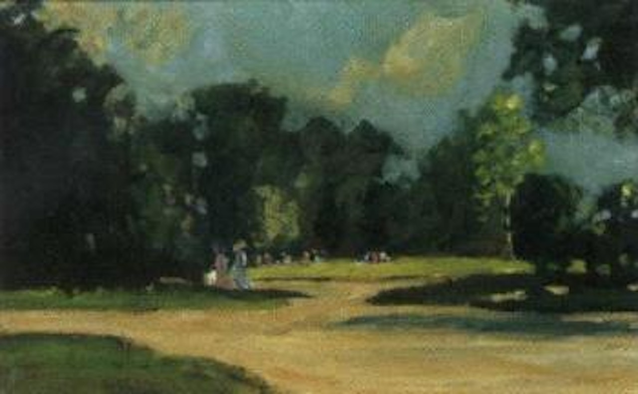 Corner of Ormeau Park by Frank Mckelvey