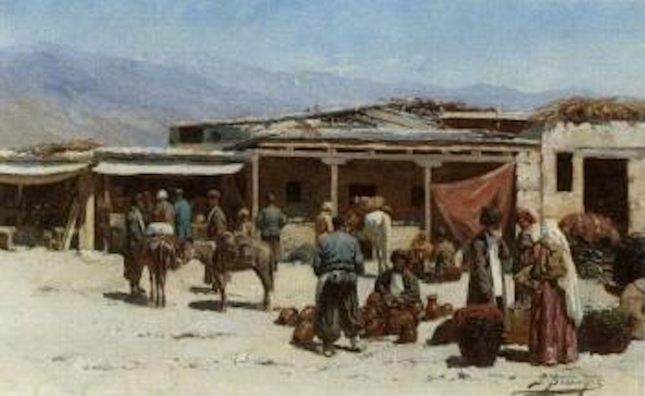 At the market by Richard Karlovich Zommer