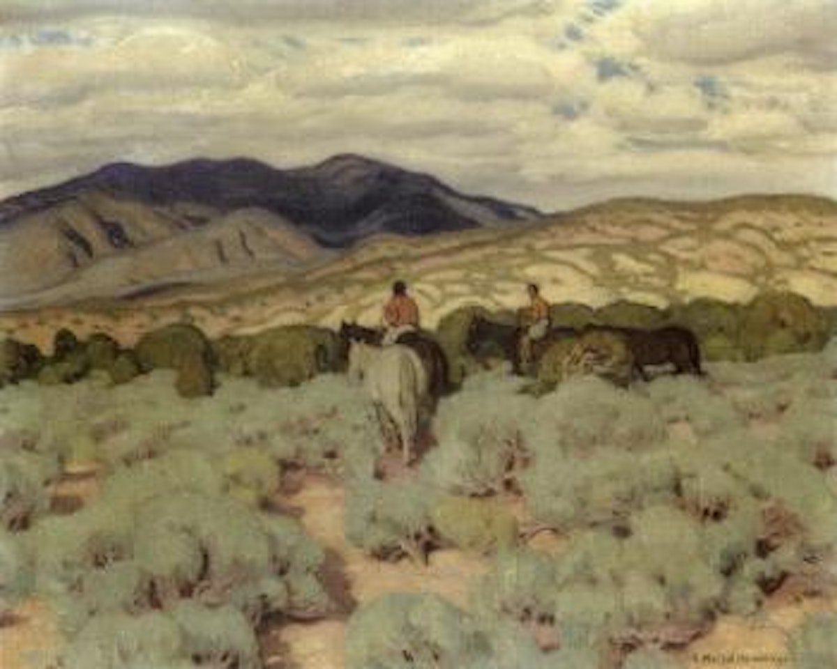 Across the foothills by Ernest Martin Hennings