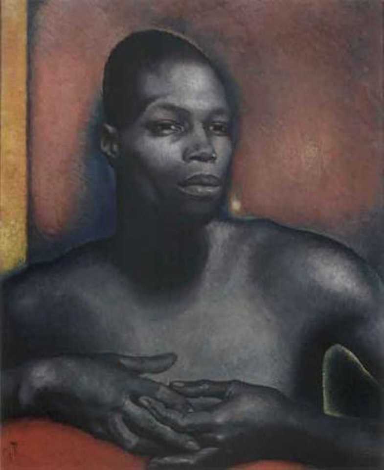 Negro with folded hands by Glyn Philpot