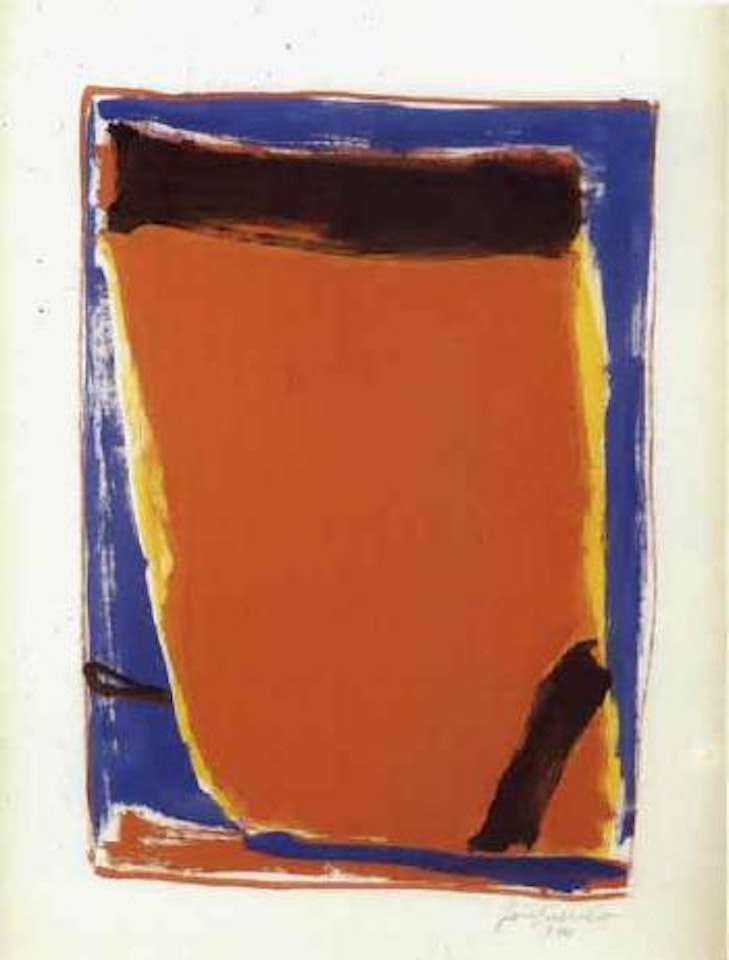 Abstract composition by José Guerrero