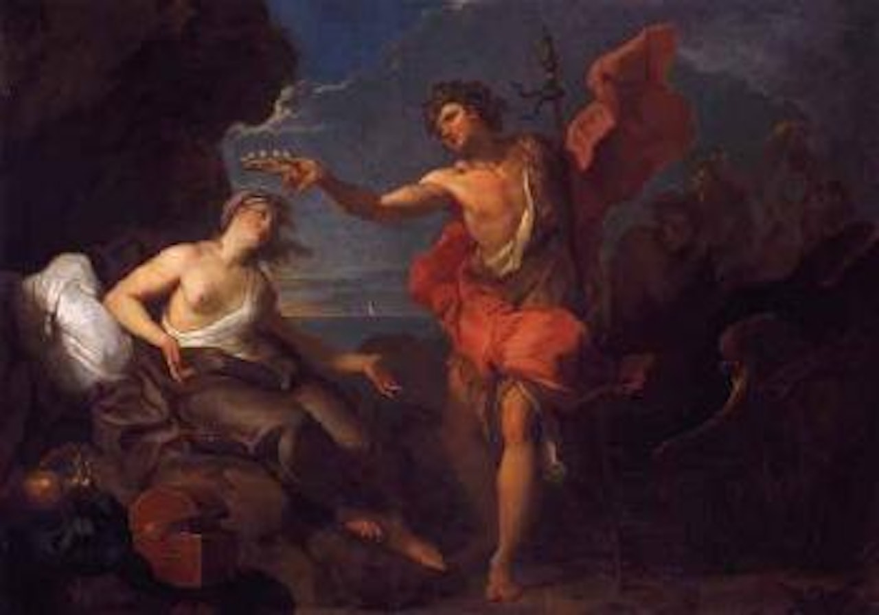 Bacchus and Adriane in the Island of Naxos by French School