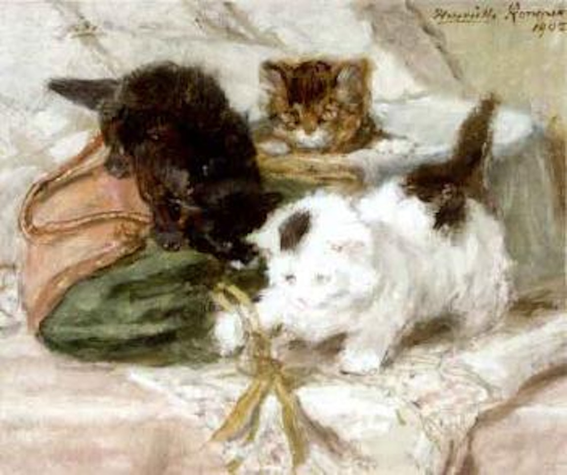 Kittens by Henriette Ronner-Knip