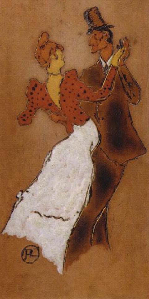 Couple de danseurs au Moulin Rouge by Henri de Toulouse-Lautrec