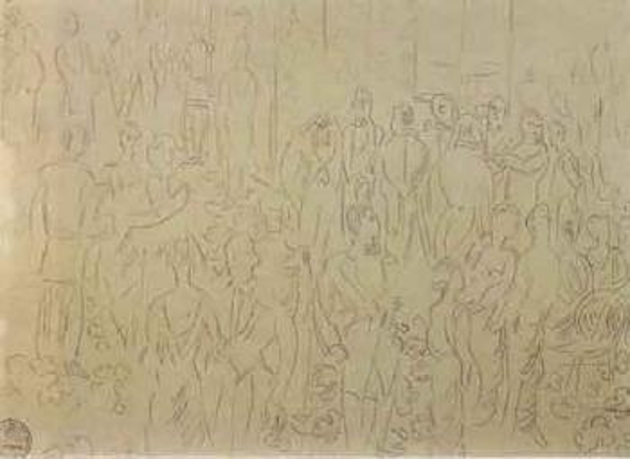 La reception by Raoul Dufy