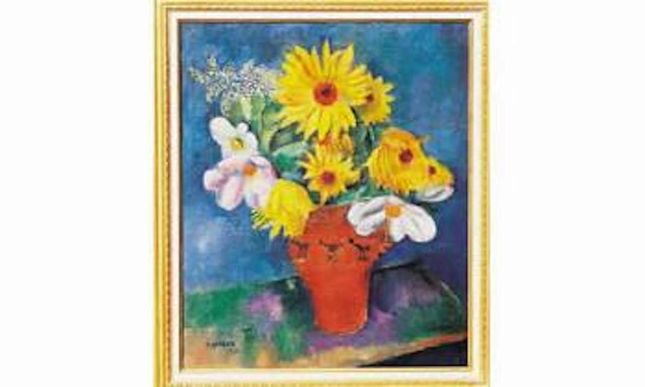 Fleurs dans un vase by Henri Hayden
