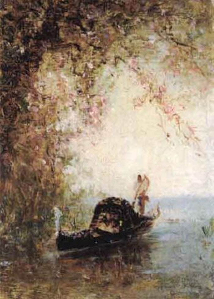 Gondole sur la lagune by Félix Ziem